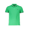 HARMONT &amp BLAINE GRÜNES KURZÄRMELIGES POLOSHIRT FÜR HERREN