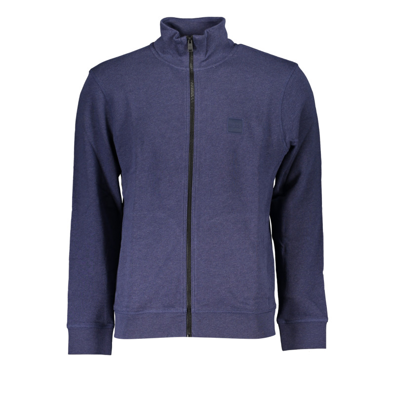 HUGO BOSS HERREN-SWEATSHIRT MIT BLAUEM ZIP