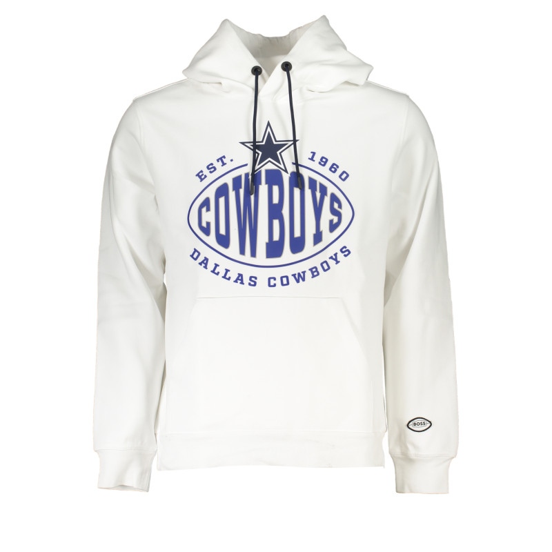Weißes HUGO BOSS Herren-Sweatshirt ohne Reißverschluss