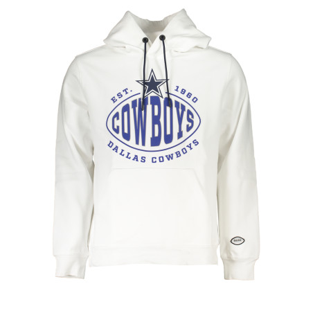 Weißes HUGO BOSS Herren-Sweatshirt ohne Reißverschluss