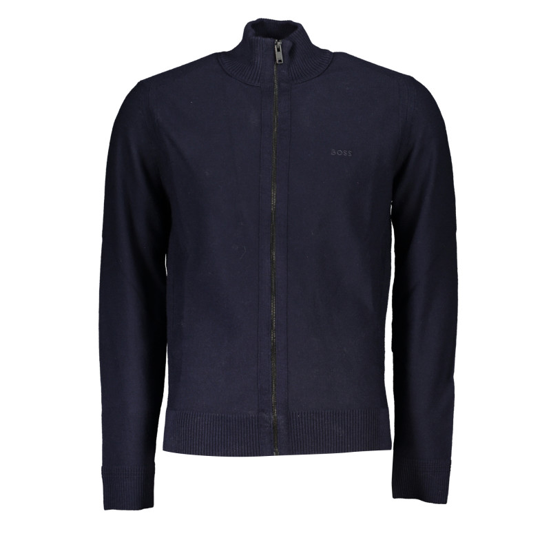 HUGO BOSS HERREN-CARDIGAN IN BLAU