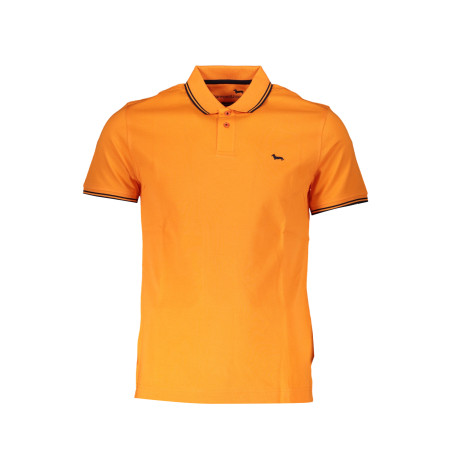 HARMONT & BLAINE MEN&39S ORANGE SHORT SLEEVED POLO SHIRT