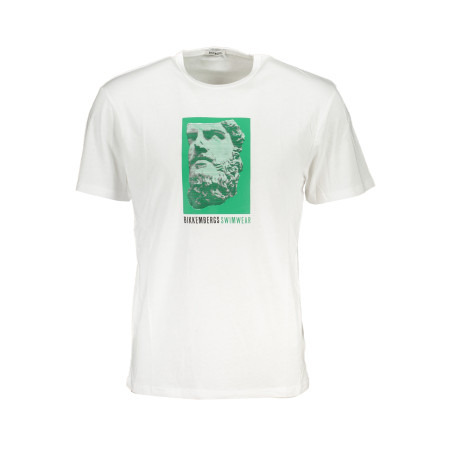 BIKKEMBERGS HERREN-WEISSES KURZARM-T-SHIRT