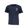 BIKKEMBERGS HERREN-KURZÄRMELIGES T-SHIRT BLAU