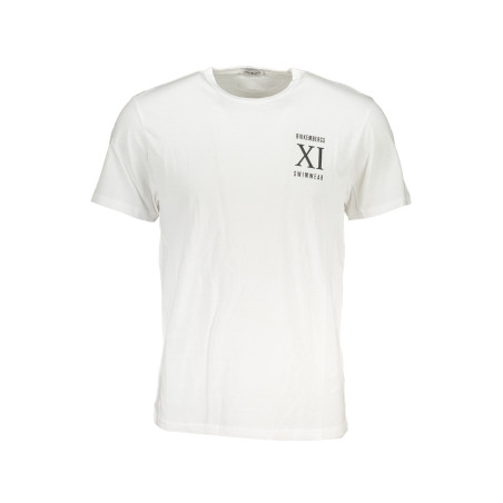 BIKKEMBERGS HERREN-WEISSES KURZARM-T-SHIRT