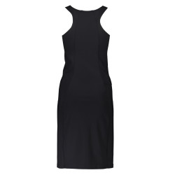 PATRIZIA PEPE DAMEN LANGES KLEID SCHWARZ