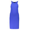 PATRIZIA PEPE DAMEN LANGES KLEID BLAU