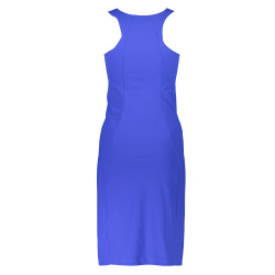 PATRIZIA PEPE DAMEN LANGES KLEID BLAU