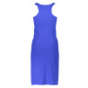 PATRIZIA PEPE DAMEN LANGES KLEID BLAU