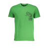 CAVALLI CLASS GRÜNES KURZÄRMELIGES HERREN-T-SHIRT