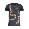CAVALLI CLASS HERREN-KURZÄRMELIGES T-SHIRT BLAU