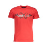 CAVALLI CLASS HERREN-KURZARM-T-SHIRT ROT