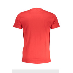 CAVALLI CLASS HERREN-KURZARM-T-SHIRT ROT