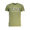 CAVALLI CLASS GRÜNES KURZÄRMELIGES HERREN-T-SHIRT
