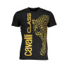 CAVALLI CLASS HERREN-KURZARM-T-SHIRT SCHWARZ
