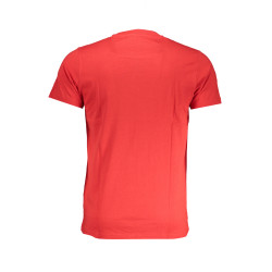 CAVALLI CLASS HERREN-KURZARM-T-SHIRT ROT