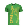 CAVALLI CLASS GRÜNES KURZÄRMELIGES HERREN-T-SHIRT