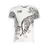 CAVALLI CLASS HERREN-KURZÄRMELIGES T-SHIRT WEISS