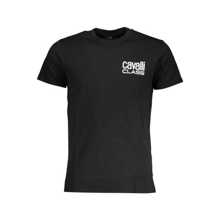 CAVALLI CLASS HERREN-KURZARM-T-SHIRT SCHWARZ