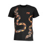 CAVALLI CLASS HERREN-KURZARM-T-SHIRT SCHWARZ