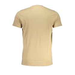 CAVALLI CLASS HERREN-KURZÄRMELIGES T-SHIRT BEIGE