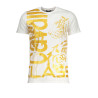 CAVALLI CLASS HERREN-KURZÄRMELIGES T-SHIRT WEISS