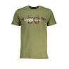 CAVALLI CLASS GRÜNES KURZÄRMELIGES HERREN-T-SHIRT