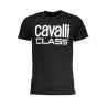 CAVALLI CLASS HERREN-KURZARM-T-SHIRT SCHWARZ