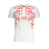 CAVALLI CLASS HERREN-KURZÄRMELIGES T-SHIRT WEISS