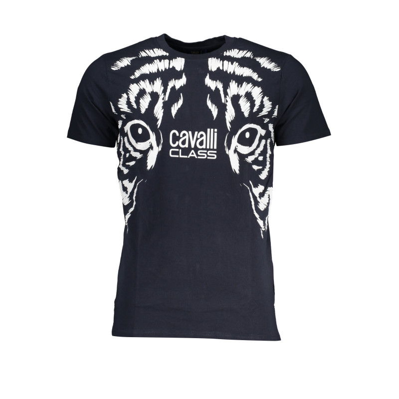 CAVALLI CLASS HERREN-KURZÄRMELIGES T-SHIRT BLAU