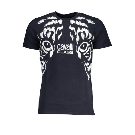 CAVALLI CLASS HERREN-KURZÄRMELIGES T-SHIRT BLAU