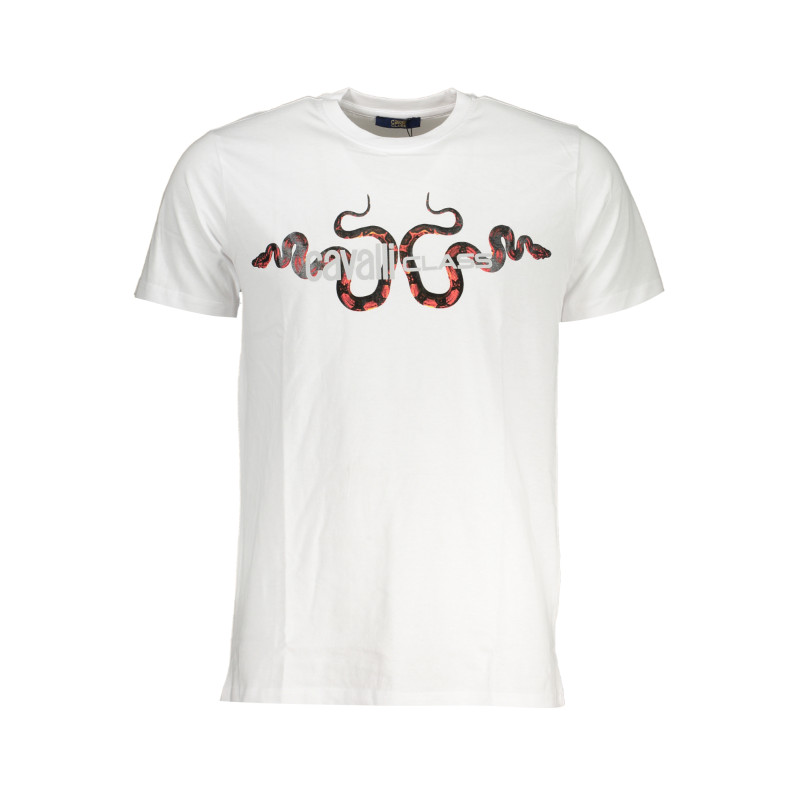 CAVALLI CLASS MEN&39S SHORT SLEEVED T-SHIRT WHITE