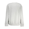 CAVALLI CLASS GRAUES SWEATSHIRT MIT REISSVERSCHLUSS FÜR DAMEN