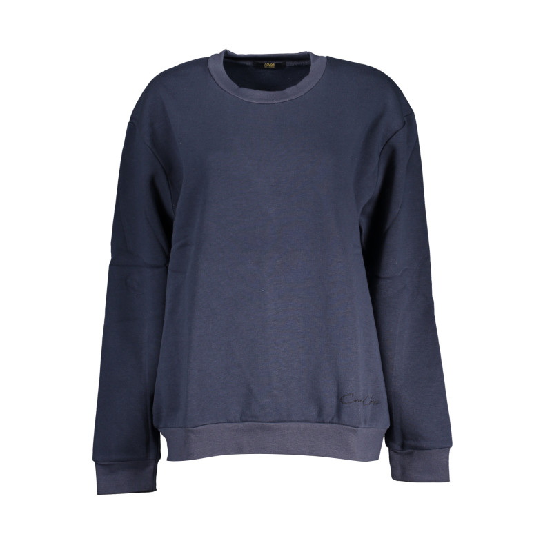 CAVALLI CLASS DAMEN-SWEATSHIRT MIT REISSVERSCHLUSS BLAU