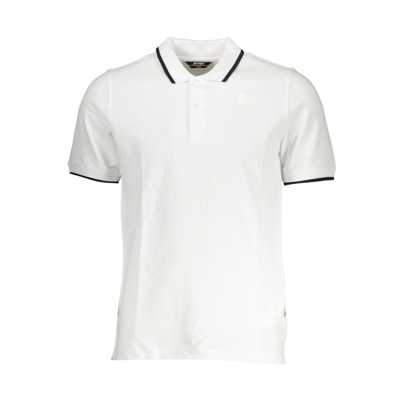 K-WAY HERREN-POLOSHIRT MIT KURZEN ÄRMELN, WEISS
