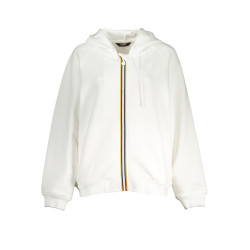 K-WAY Damen-Sweatshirt mit Reißverschluss, Weiß