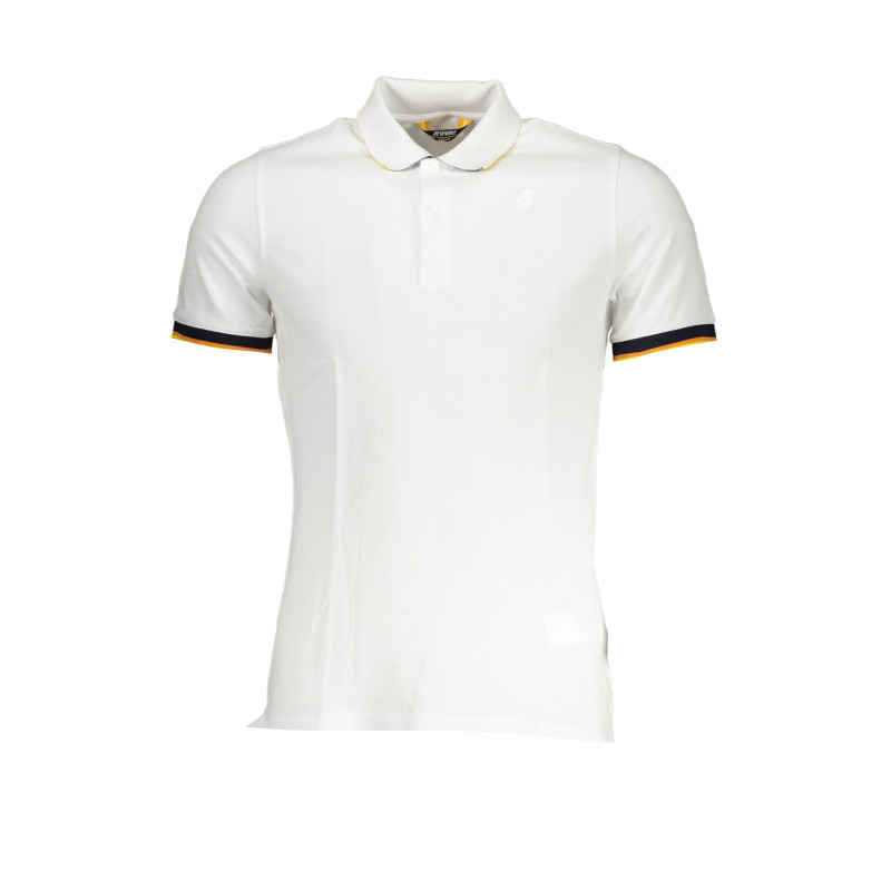 K-WAY POLO MANICHE CORTE UOMO BIANCO