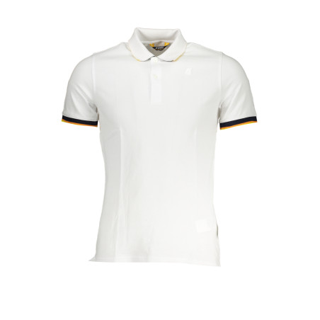 K-WAY POLO MANICHE CORTE UOMO BIANCO