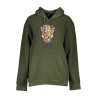CAVALLI CLASS DAMEN-SWEATSHIRT MIT REISSVERSCHLUSS GRÜN