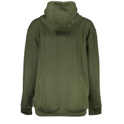CAVALLI CLASS DAMEN-SWEATSHIRT MIT REISSVERSCHLUSS GRÜN