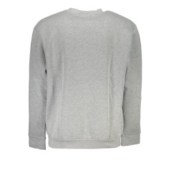 CAVALLI CLASS GRAUES REISSVERSCHLUSS-SWEATSHIRT FÜR MÄNNER