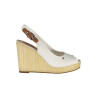 TOMMY HILFIGER WEISSE SANDALENSCHUHE FÜR DAMEN