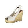 TOMMY HILFIGER WEISSE SANDALENSCHUHE FÜR DAMEN