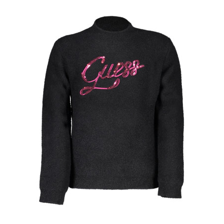 GUESS JEANS MAGLIONE BAMBINA NERO
