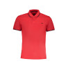 HARMONT &amp BLAINE ROTES KURZÄRMELIGES POLOSHIRT FÜR HERREN