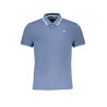 HARMONT &amp BLAINE HERREN-KURZÄRMELIGES POLOSHIRT BLAU