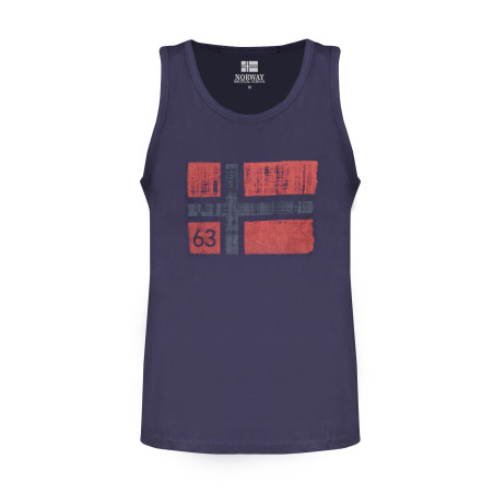NORWEGEN 1963 BLAUES TANKTOP FÜR HERREN