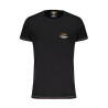 AERONAUTICA MILITARE SCHWARZES OUTDOOR-T-SHIRT FÜR HERREN