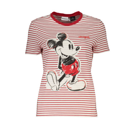 DESIGUAL DAMEN KURZARM T-SHIRT ROT