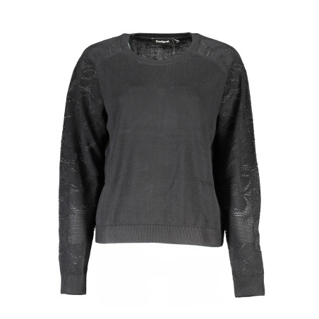 DESIGUAL SCHWARZER DAMENPULLOVER